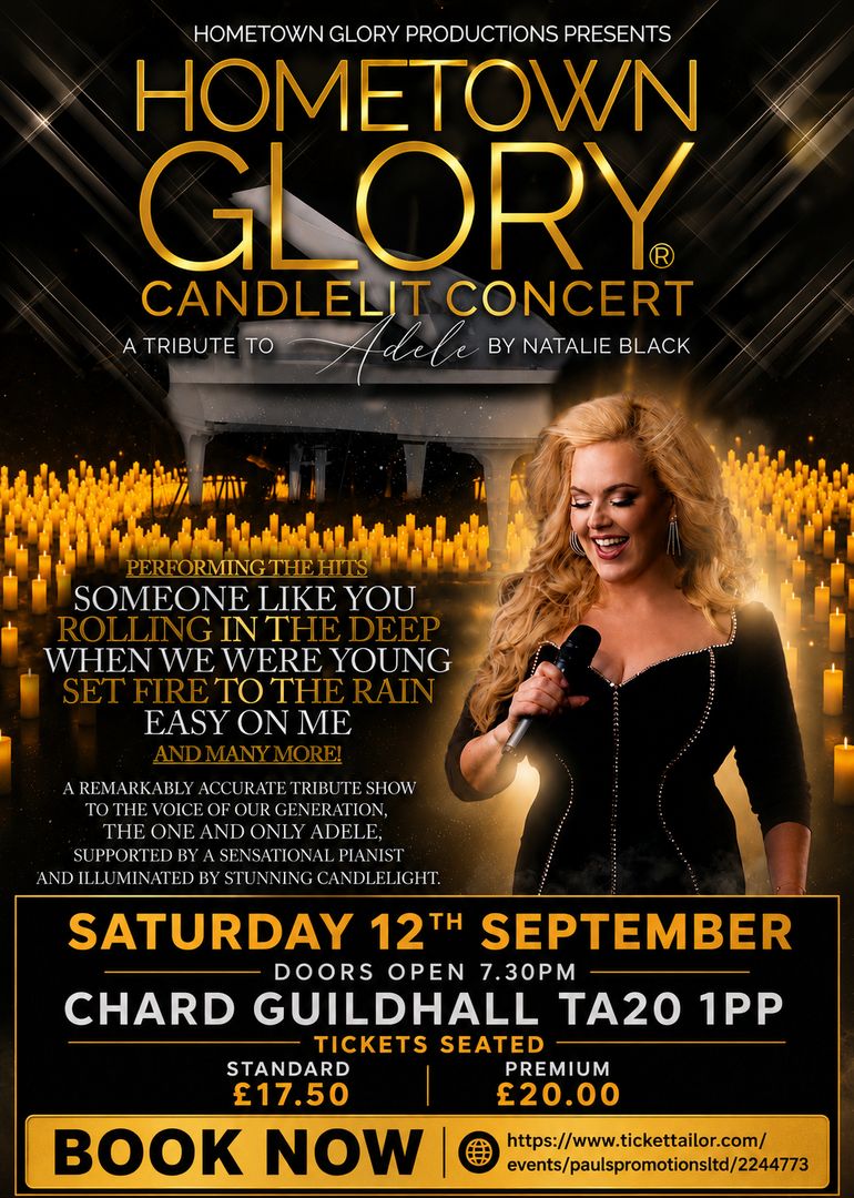 HOMETOWN GLORY CADLELIT CONCERT A TRIBUTE TO ADELLE BY NATALIE BLACK — event image